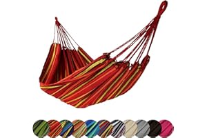 ‎BB SPORT BB Sport Tuch Hängematte 200 x 140 cm max. Belastbarkeit 200 kg Tragetasche 1-2 Personen Camping Garten Balkon Terasse Wetterfest, Farbe:Indonesien