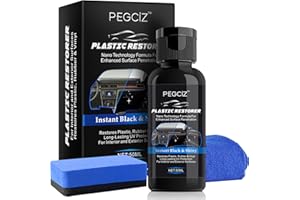 PEGCiZ Plastic Restorer for Cars Ceramic Plastic Coating Trim Restore, Resists Water