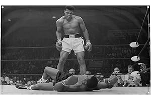 BANGER FLAGS Banger - Muhammad Ali Knock Out Punch 90 x 150 cm Flagge Banner für College, Wohnheim, Frat oder Männerhöhle