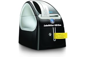 DYMO LabelWriter 450 Duo - Imprimante d'étiquettes - papier thermique - 600 x 300 ppp - jusqu'à 71 étiquettes/minute - USB