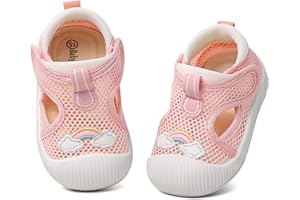 MASOCIO Zapatos Bebé Niño Niña Verano Sandalias Primeros Pasos con Suela Goma Suave Antideslizante