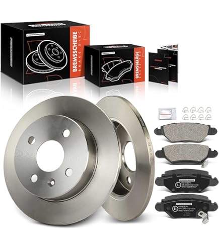 Frankberg Bremsensatz Hinten Für Opel Astra G - 2x Bremsscheiben + 4x Bremsbeläge