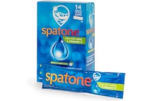Spatone Natural Iron Supplement + Vitamin C (14 Sachets), Daily Convenient Liquid Iron Sachets, Nothing Artificial, Better Absorption than Tablets, Less Side Effects, Apple Flavour