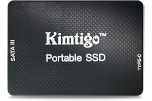 kimtigo 2.5" Internal SSD, 3D NAND Solid State Drive, SATA III 6Gb/s 2.5 inch 7mm (0.28”), Read up to 550MB/s (500G SATA+TYPE-C)