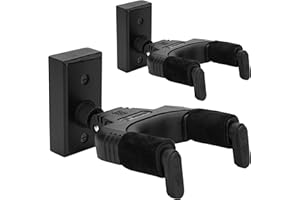 Sondery Supporto Porta Appendi Chitarra da Muro, Gancio Poggia da Parete per Chitarra Elettrica Classica Acustica Basso, Blocco Automatico