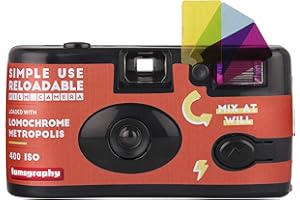 Lomography Macchina fotografica a pellicola ricaricabile semplice LomoChrome Metropolis