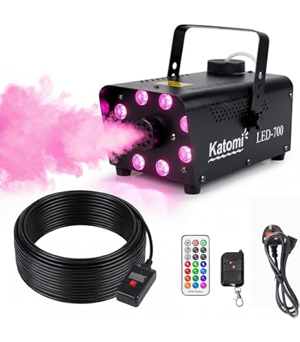 Maquina de Humo Pequeña 600W Máquina de Niebla con Luces de Bola de Discoteca y LEDs RGB integrados para Fiestas, Halloween, DJ, Disco Maquina de Humo Pequeña 600W Máquina de Niebla con Luces de Bola de Discoteca y LEDs RGB integrados para Fiestas, Halloween, DJ, Disco