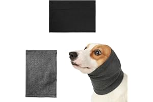 NYGGTYK 2 Pezzi di Auricolari per Cani, Copertura per Cani A Prova di Rumore, Forniture per Animali Domestici, Cover per Cani Elastici, Auricolari Morbidi E Confortevoli.