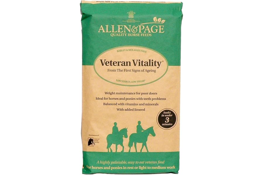 Allen & Page Veteran Vitality Horse Feed, 20 kg