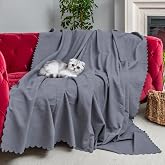 Latuda Concept Kaymaz Ş&ouml;nil Koltuk &Ouml;rt&uuml;s&uuml;, &Ccedil;ift Taraflı,175x215 cm Gri | Yumuşak mikrofiber doku, lazer kesim kenarlar, 40&deg;C&rsquo;