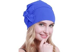 osvyo Baumwolle Chemo-Turbane Kopfbedeckung Beanie Mütze Kappe für Frauen Krebs Patienten Haarausfall