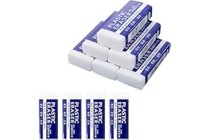 Ushine 10pcs Erasers,White Erasers,Pencil Erasers Multipack Clean Soft Easy to Erase Suitable for Schools,Offices,Drawing Rooms,Practical Tools for Adults and Children