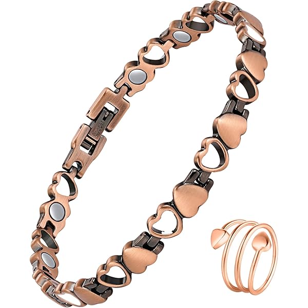 Magnetische armband van koper, voor heren en dames, puur koper Magnetische armband van koper, voor heren en dames, puur koper