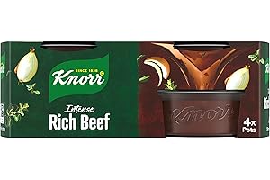 Knorr Rich Beef Stock Pots gluten-free to add a deep beef flavour to your dishes 4x 28 g