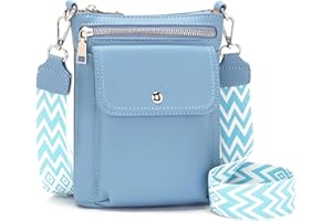 Atgbiem Pochette Telephone Portable Petit Sac Bandoulière Femme Noir Sacoche Femme Sac Pour Telephone Portable