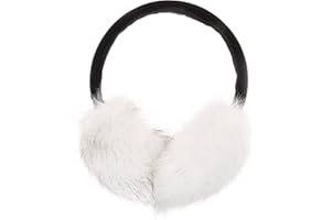 ZLYC Womens Girls Winter Fashion Adjustable Faux Fur EarMuffs Ear Warmers