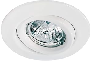Paulmann 98971 Quality Recessed Light swiveling max 50W 12V GU5,3 110mm White Sheet Steel