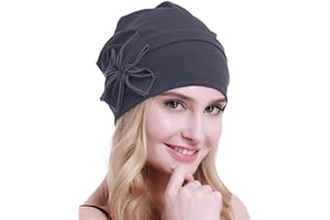 osvyo Cotton Chemo Turban Headwear Beanie Hat Cap for Women Cancer Patients Hair Loss