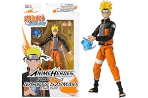 Bandai - Anime Heroes - Figur Naruto Uzumaki (Final Battle) - Offizielle Lizenz Naruto Shippuden - Gelenkige Naruto-Figur 17 cm - Manga Actionfigur - Spielzeug für Kinder ab 4 Jahren - 36964