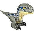 Jurassic World Dominion Uncaged Rowdy Roars Velociraptor Beta Dinosaur Action Figure, Toy Gift with Interactive Motion and Sound Touch Response​