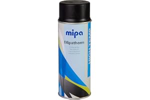 Mipa - therm SPRAY svart upp till 800 °C värmebeständig (400 ml