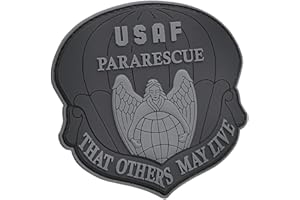 LEGEEON Blackout That Others May Live USAF Pararescue CSAR SAR PVC Hook Patch