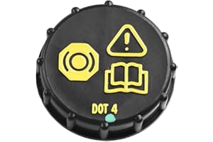 Wjelet Brake Fluid Cap Replacement, Car Brake Fluid Reservoir Cap, Anti-Spill Cap Compatible with Ford Focus, Chrysler, Galaxy, Mondeo, C-Max, S-Max, 1831528 BV612162AB