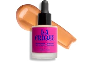 La Crique - Sérum Teinté Soin Hydratant 30 ml - Hydratation Intense & Glow Naturel - Peaux Sèches à Très Sèches - Acide Hyaluronique - 99% Naturel - Vegan - 03 Moyenne