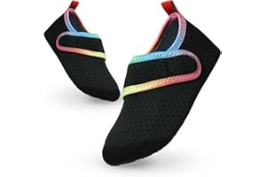 Decorie Wasserschuhe Kinder Badeschuhe Mädchen Jungen rutschfeste Schwimmschuhe Kinder Aquaschuhe Schnell Trocknend Strandschuhe Kinder Barfußschuhe für Beach Pool