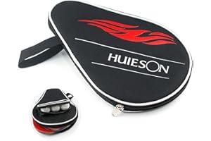 SULIUDAJI 1 Pezzo Custodia per Racchette da Ping pong – Custodia per Racchette da Ping Pong per 1 Racchette e 3 Palline, per gli Amanti del Ping Pong