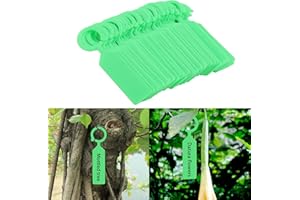‎JEFFERGARDEN Jeffergarden Garten Etiketten 100 STÜCKE Kunststoff Hängeetiketten für Baumschule Sämling Tags Garden Decor für Indoor Outdoor(Grün)