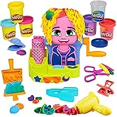 Play-Doh Colorful Hair Salon Play Dough Set, 6 Boxes, Toys For Girls And Boys 3 Years And Over