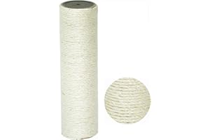 nanook Poteau de Rechange pour Arbre à Chat/Poteau en sisal de Rechange - 11 cm Ø - Longeur 50 cm - Filetage M8