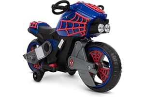 Huffy Spiderman 6V Paseo en Motocicleta para niños 3-7 años