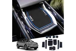 WEIPIN Tappetini gomma antiscivolo compatibili per Renaul-t Austral E-Tech 2022-2025, tappetini antipolvere per Console Centrale, Cuciture Porte, Scanalatura Porta Austral 2023 Accessori（Blu）