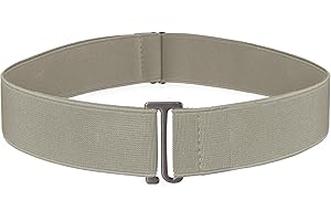 cobee Damskie niewidoczne paski, damski elastyczny pasek regulowany elastyczny pasek z płaską klamrą niewidoczne paski biodrowe do dżinsów spodni sukienek