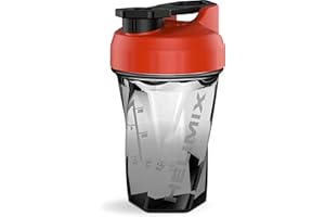 Helimix 2.0 Vortex Blender Shaker Butelka o pojemności do 521 ml, bez kuli do mieszania lub trzepaczki, wyprodukowano w USA, przenośny kubek do koktajli, koktajli, koktajli, bezpieczny w górnej półce