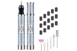 ECAGEWILL Fresa per Unghie Professionale 2000 Giri 4 speed adjustment portatile per Unghie elettrica set manicure Fresa unghie kit pedicure per Casa e Salone (blu)