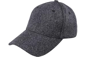 Gisdanchz Mezcla Lana Gorra Béisbol | Forro Polar | Gorra Invierno Cálida Y Acogedora para Días Fríos