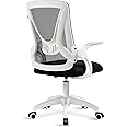 Blisswood Sedia da ufficio ergonomica da scrivania per casa e ufficio, sedia regolabile in rete, sedia girevole per computer 