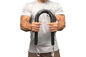 Python Power Twister Bar - Upper Body Exercise for Chest, Shoulder, Forearm, Bicep and Arm Strengthening Workout Equipment by Core Prodigy