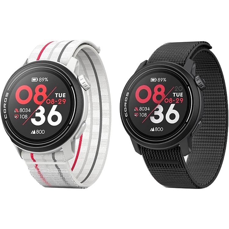 GIOPUEY 22mm Bracelet Compatible Avec COROS Pace Pro/Pace 3/APEX Pro/2 Pro/ 46MM, Sangle Tressée En Nylon Doux [Unisexe] - Colourful