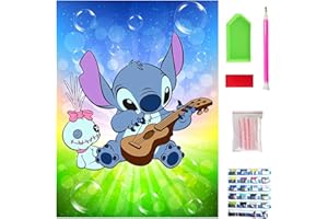 NASHRIO Peinture Diamant Kits, 5D Bricolage Diamond Painting Complet, Diamant Strass Point de Croix Cristal Painting Diamond Art pour Murale Décoration,Diamant Artisanat Painting pour Enfants Adultes 30x40cm