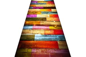 AMSXNOO Tappeto Corridoio, Passatoia Corridoio, Tappeto Salotto Moderno, Tappeto Antiscivolo Lavabile Per Ingresso Corridoio Cucina Camera