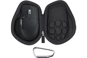 co2CREA Duro Viaggio Caso Copertina Custodia per Logitech MX Master 4/3 / MX Master 3S(solo scatola,Case Only)