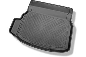 Mossa Tapis de Coffre adapté pour Mercedes-Benz Classe C W204 Berline (04.2007-02.2014) - bac de Coffre - Protection de Coffre Voiture - G2