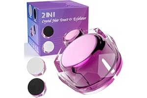 ALASMOYER New Upgraded 2 in 1 Crystal Hair Remover, A Unisex Crystal Hair Eraser with Smooth Surfaces and Polished Surfaces, Pain-Free and Reusable Hair Removal Stone, It's Tailored for Silky Smooth Skin