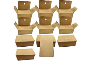 YKUKIZEE 1000 PCS Kraft Blank Business Cards, 8.9 x 5.2 cm Blank Kraft Paper Cards, Brown Blank Business Cards for DIY School Home Activity Shorthand Study Flash Memory