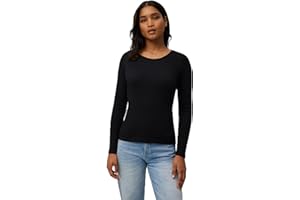 YSABEL MORA Camiseta Térmica Algodón Manga Larga Cuello Redondo Mujer - Confort y Calidez para Invierno - Interior Acolchado Suave - Ideal para Días Fríos - Calidad y Estilo Combinados