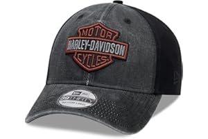 HARLEY-DAVIDSON Męska czapka bejsbolowa czapka sprana dwukolorowe logo